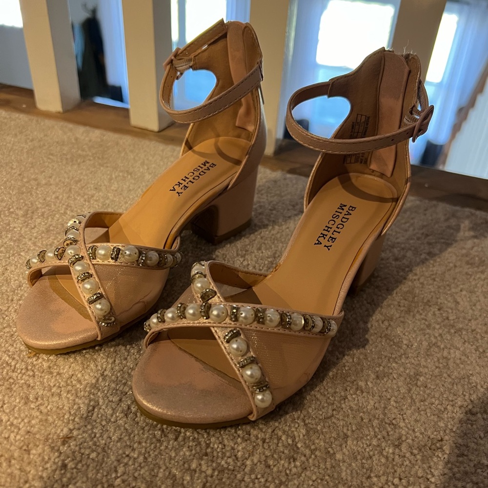 Badgley Mischka girls size 12 pink